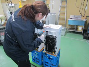 ウォーターサーバーのメンテナンス作業・検証業務