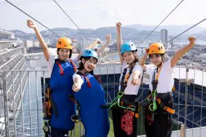 アミューズメント施設での接客・運営（ジップライン）　