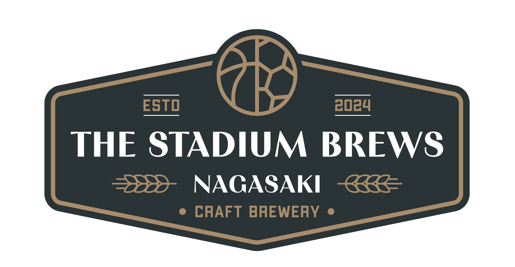 長崎スタジアムシティ　THE STADIUM BREWS NAGASAKI ロゴ