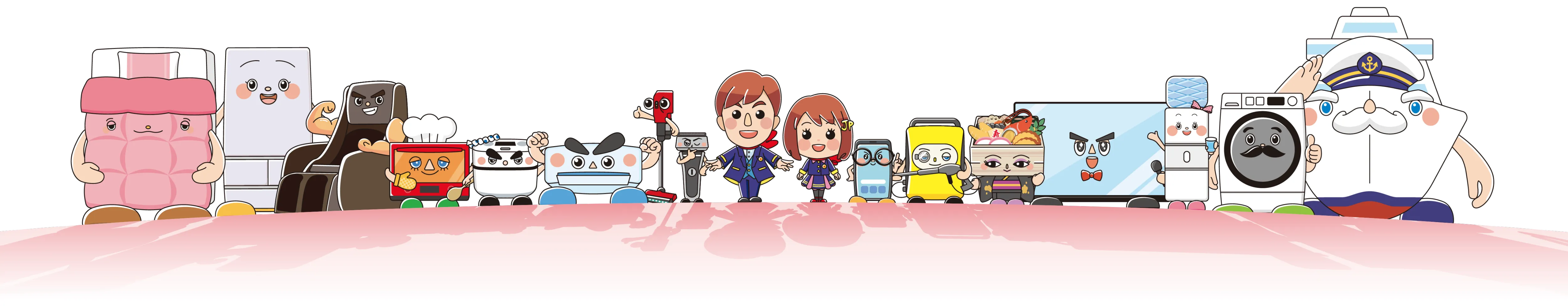 キャラクター大集合