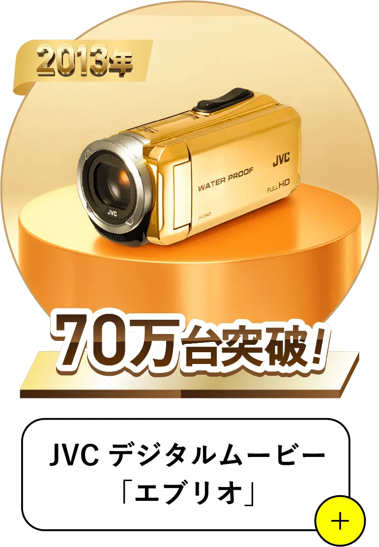 2013 70万代突破 JVCデジタルムービー「エブリオ」