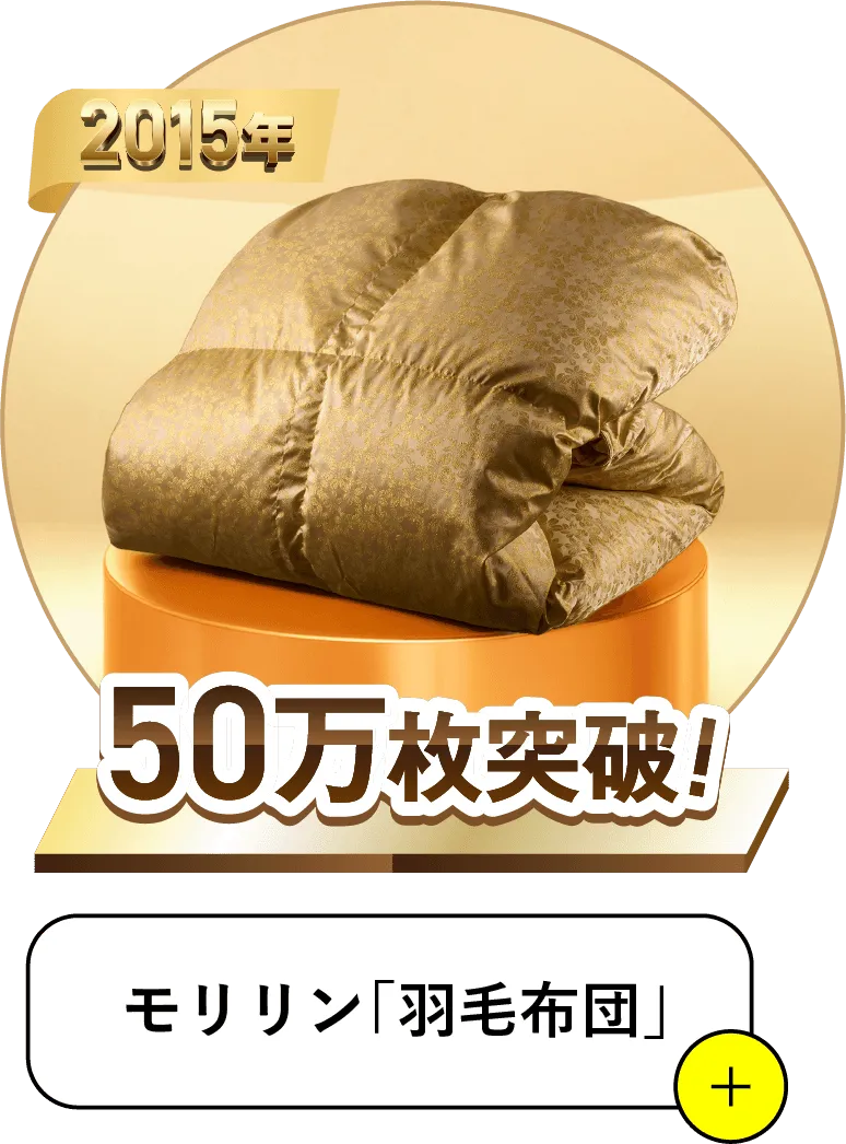 2015 50万枚 モリリン「羽毛布団」