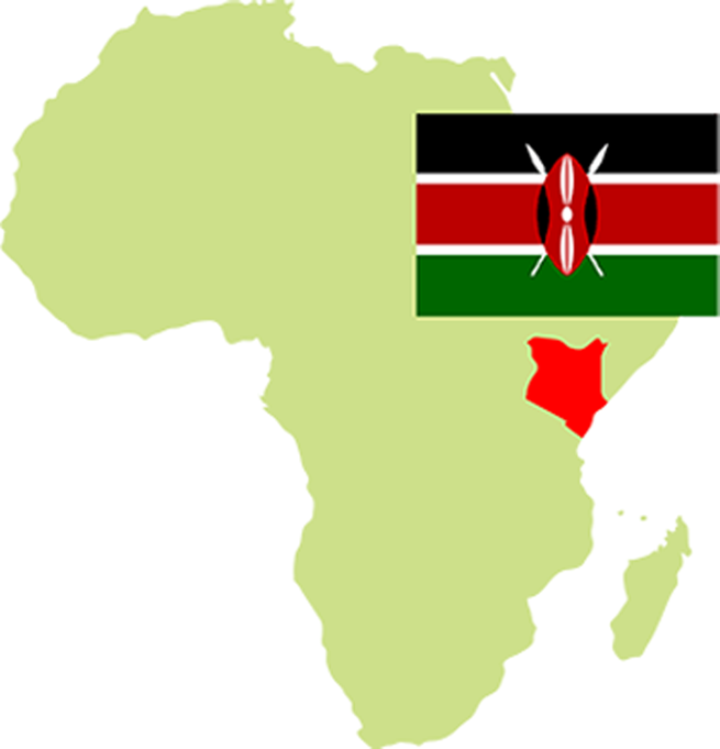 図：ケニアの位置
