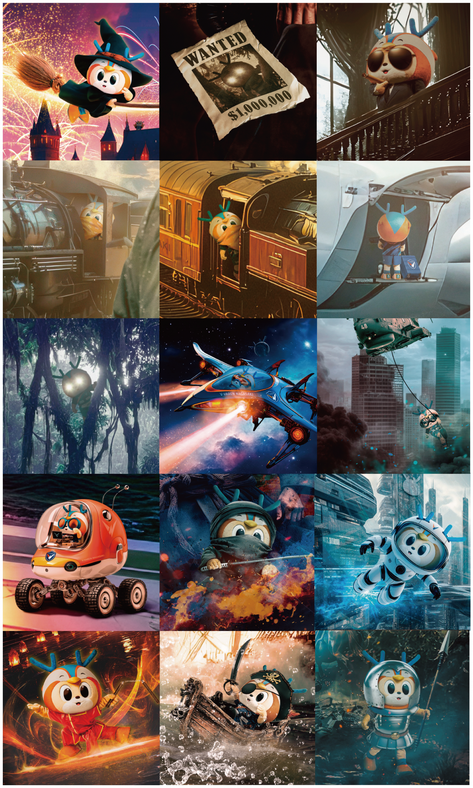 各ポスターに隠れているヴィヴィくん